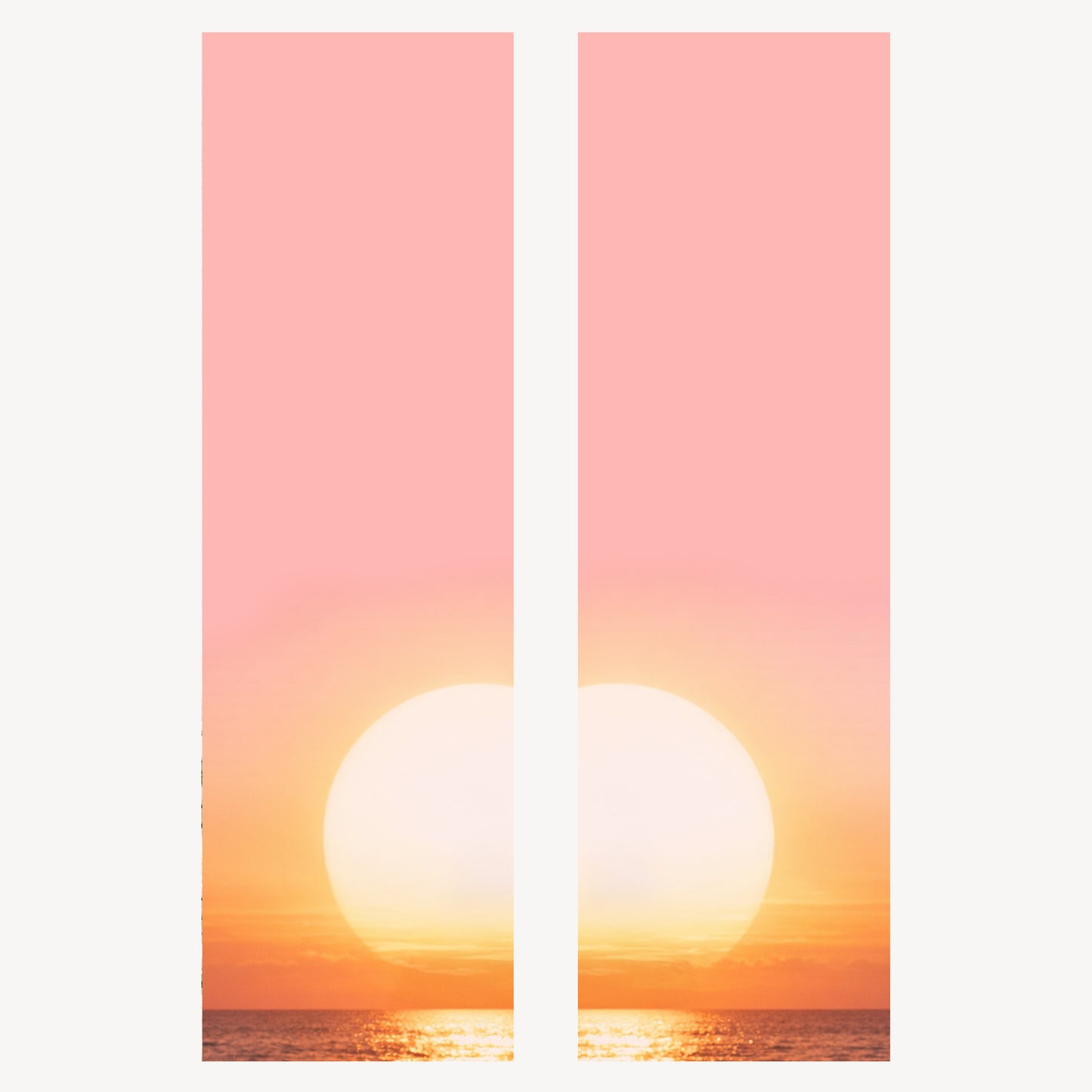 Trauerschleife Meer Sonnenuntergang – Individuell bedruckbar | M6