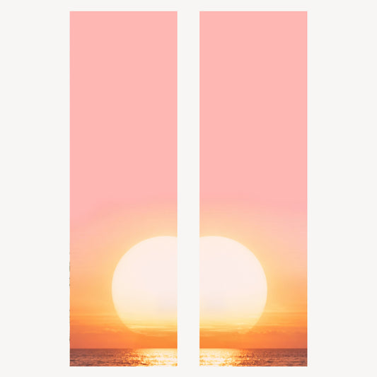 Trauerschleife Meer Sonnenuntergang – Individuell bedruckbar | M6